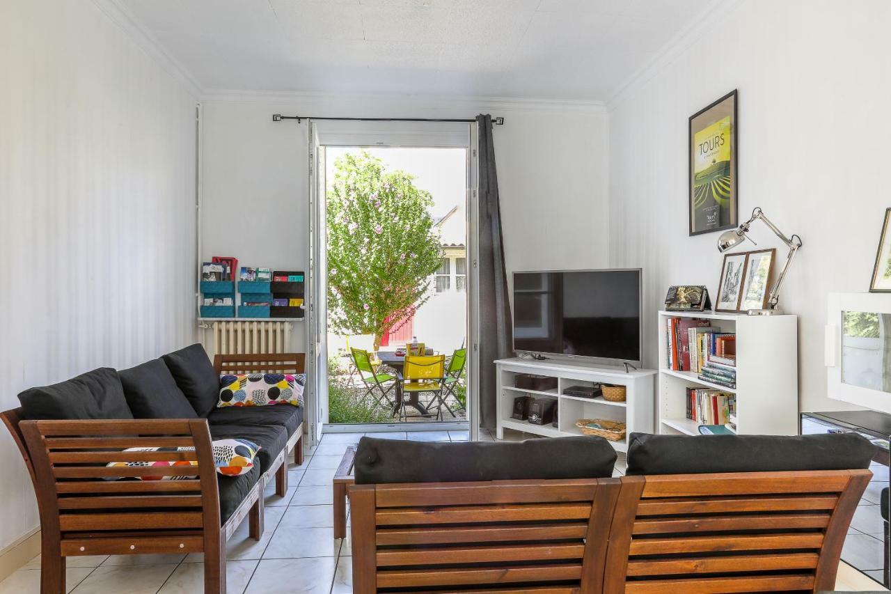 Maison 88 M2 Le Patio Du Centre Ville Avec Garage Tours Bagian luar foto